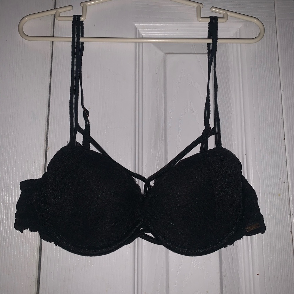 PINK black bra size C35
